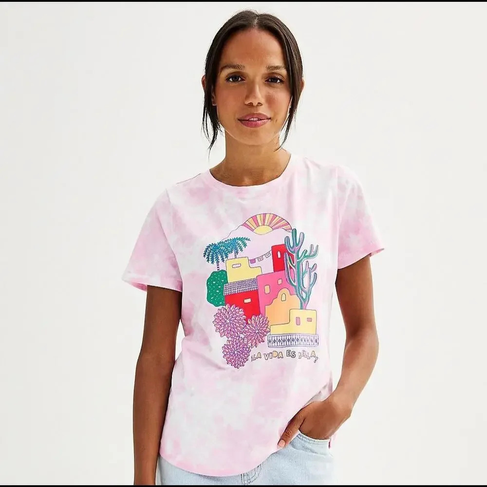 NWT Sonoma Community Women's Hispanic Heritage Month Short Sleeve Tee Size Small